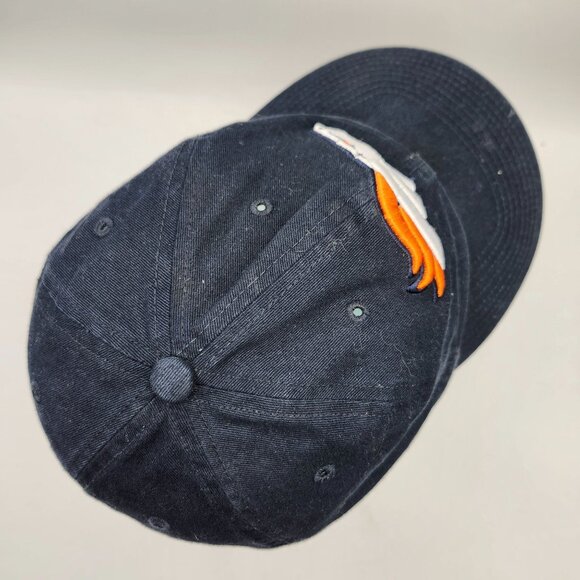 Denver Broncos NFL 47 Navy Blue Adjustable Strap Baseball Cap Embroidered Logo - Picture 10 of 14